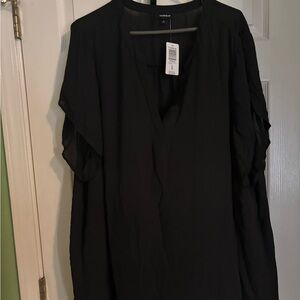 Torrid Classic Black Blouse